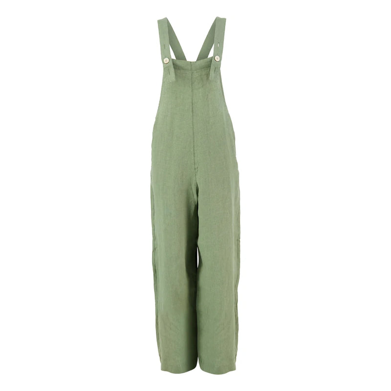 Swanndri Womens Julia Linen Dungarees