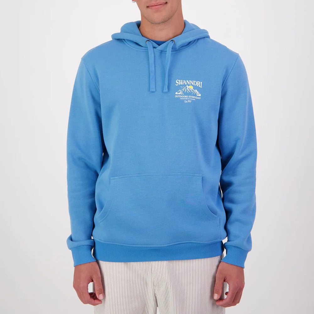 Swanndri Men's Calling Hoodie in Maui Blue