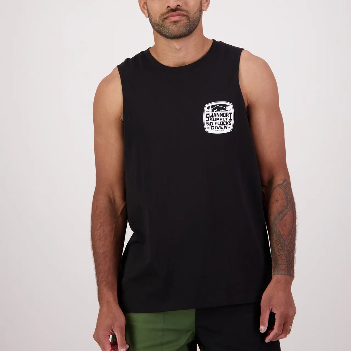 Swanndri Mens No Flock Printed Tank