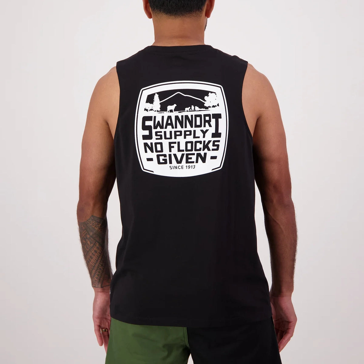 Swanndri Mens No Flock Printed Tank