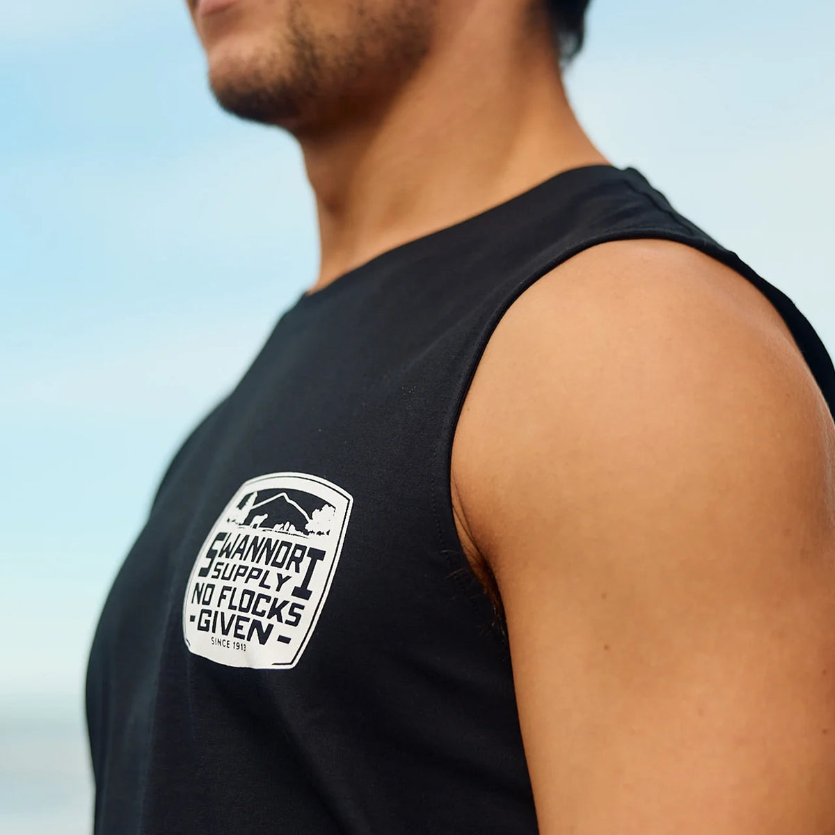 Swanndri Mens No Flock Printed Tank