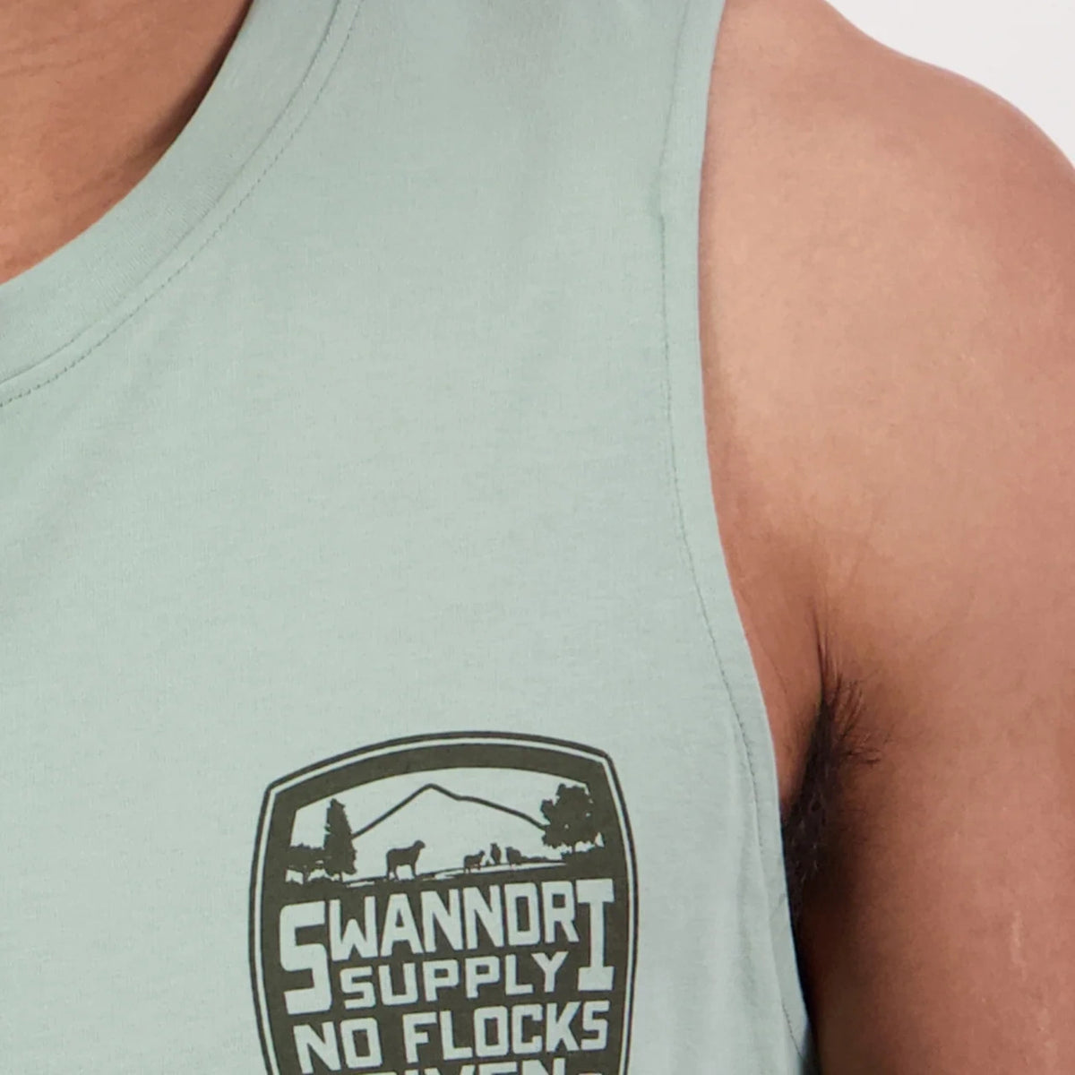 Swanndri Mens No Flock Printed Tank