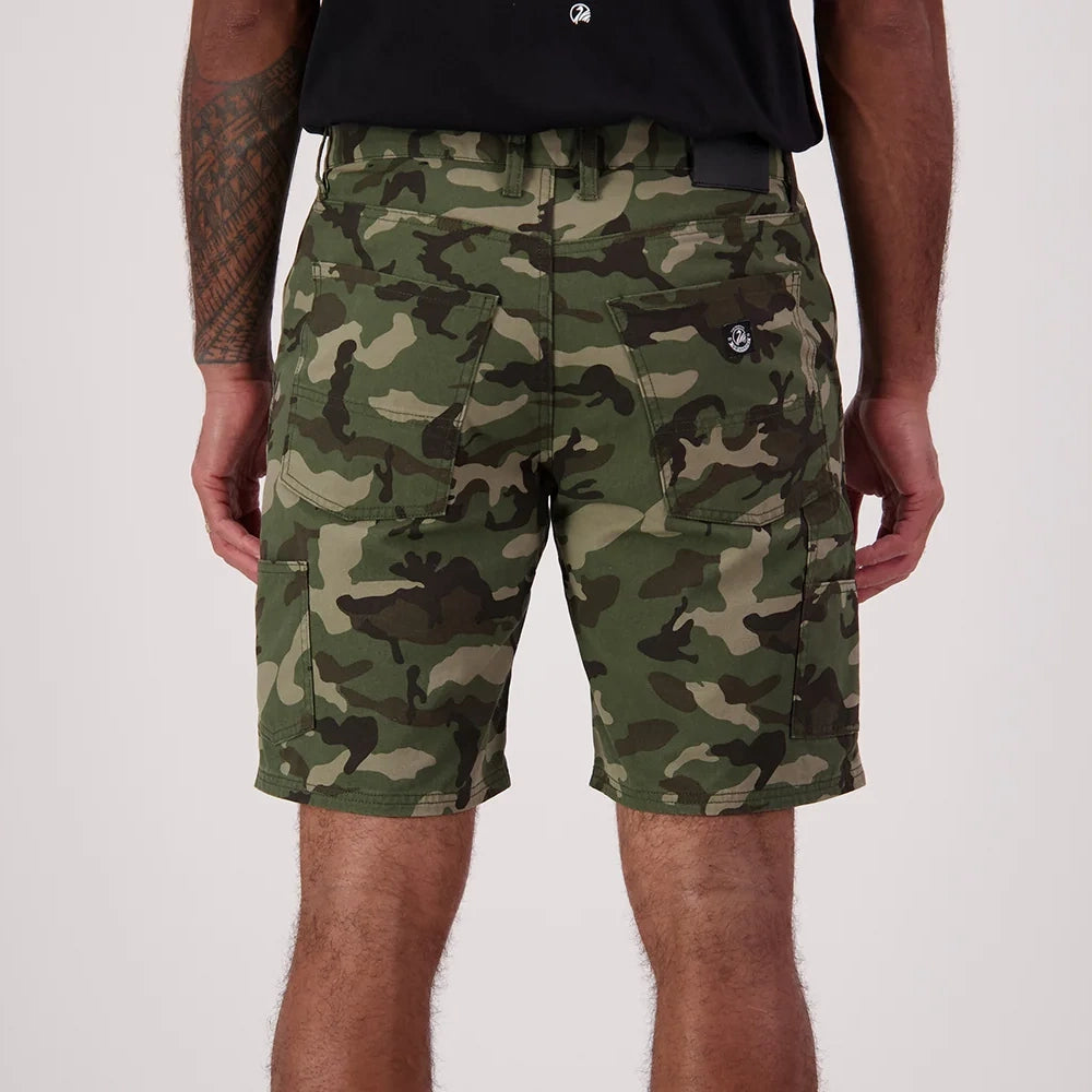 Swanndri Mens Glenbrook Camo Work Shorts