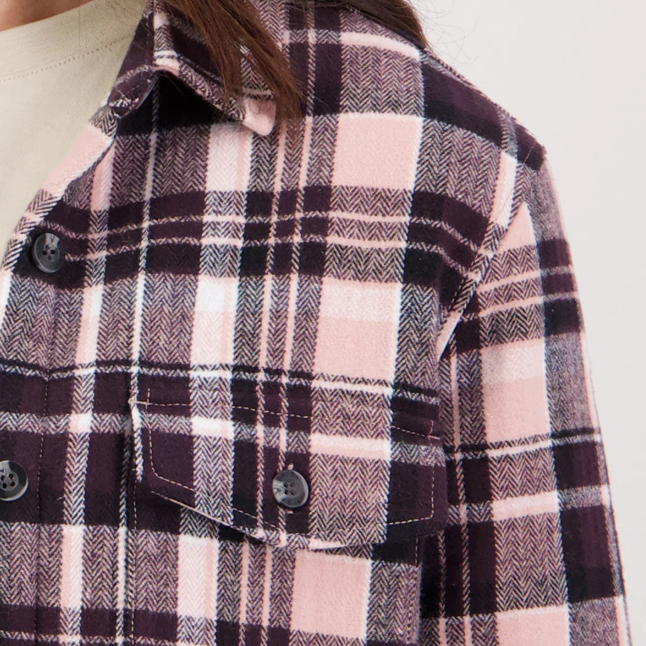 Swanndri Womens Morven Sherpa Long Sleeve Shirt
