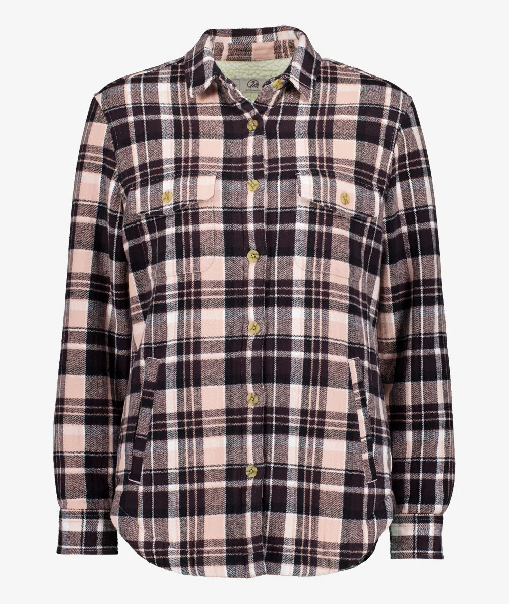 Swanndri Womens Morven Sherpa Long Sleeve Shirt
