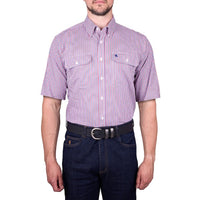 Thomas Cook Mens Wentworth Check 2 Pocket Short Sleeve Shirt