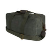 Green Thomas Cook duffel bag with leather accents