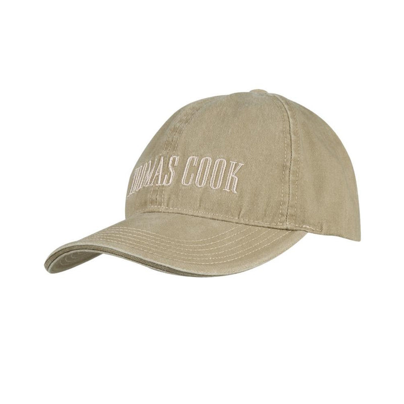 Beige cap with 'Thomas Cook' branding