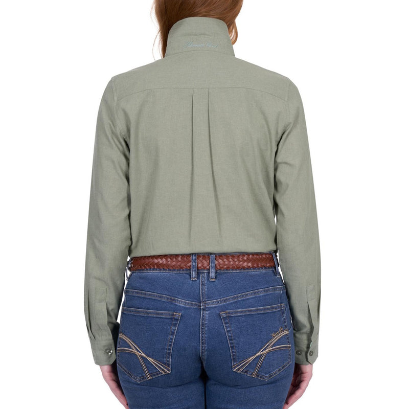 Thomas Cook Womens Blake Linen Long Sleeve Shirt