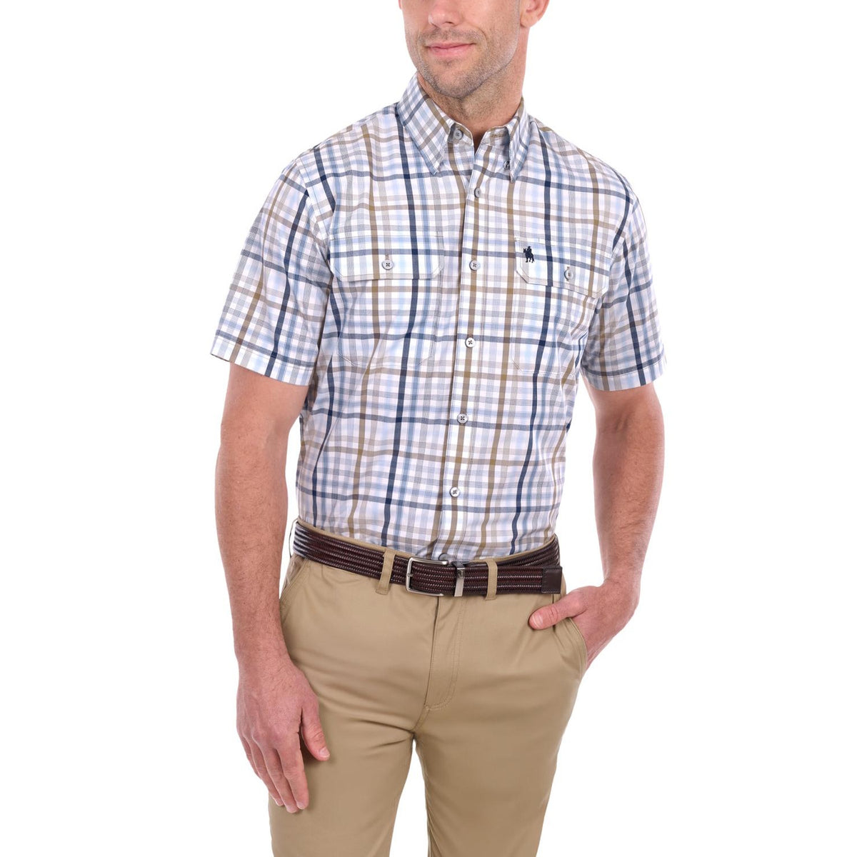 Thomas Cook Mens Alfie Check Short Sleeve Shirt