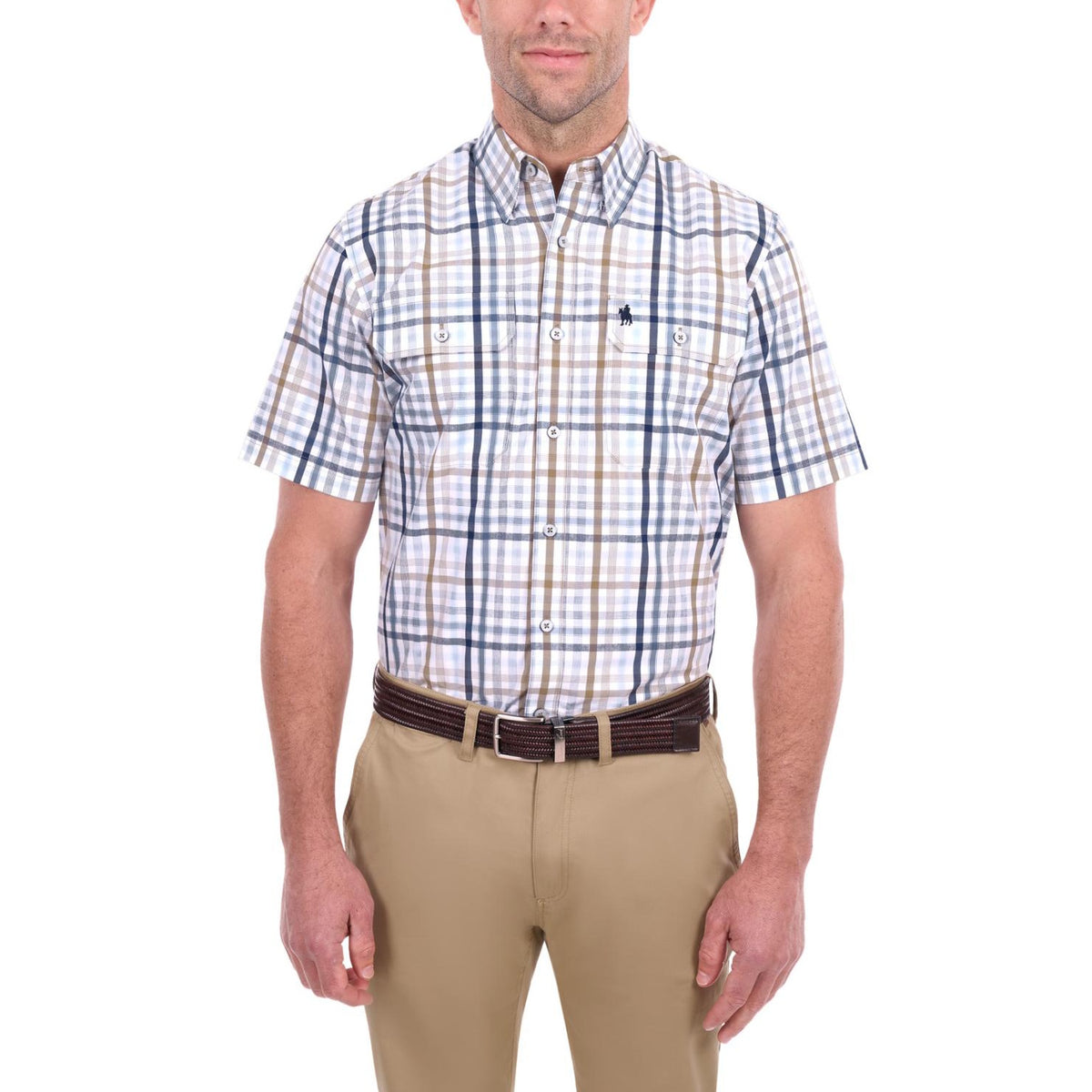 Thomas Cook Mens Alfie Check Short Sleeve Shirt