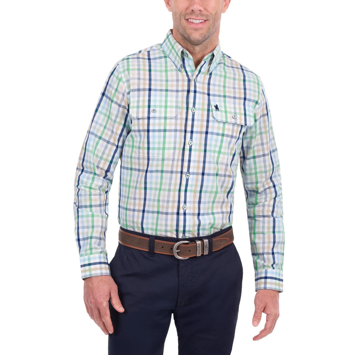 Thomas Cook Mens Louie Check Long Sleeve Shirt