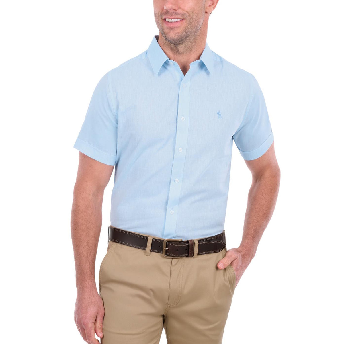 Thomas Cook Mens TC Linen Short Sleeve Shirt