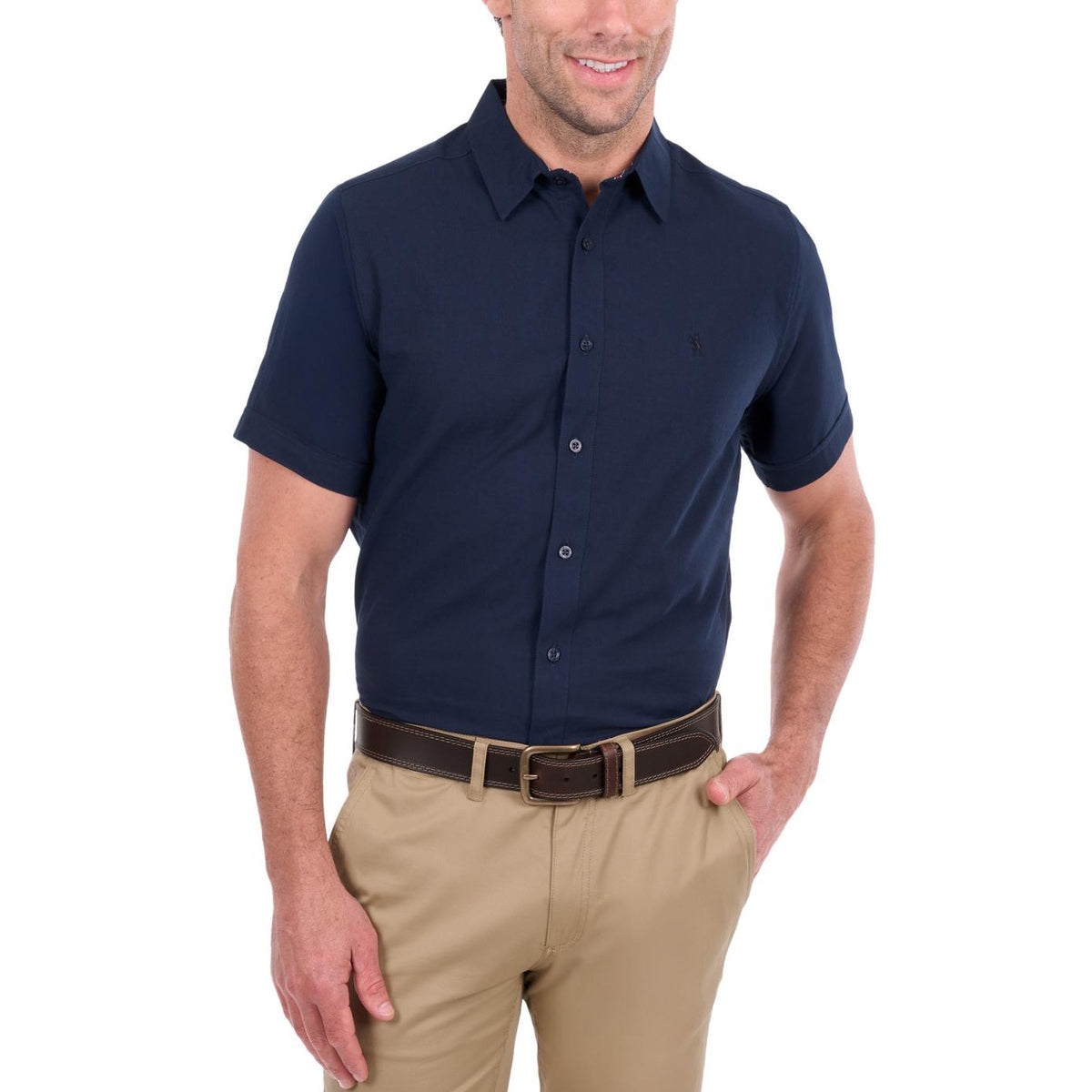 Thomas Cook Mens TC Linen Short Sleeve Shirt