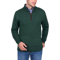 Thomas Cook Mens Ray Merino Blend 1/4 Zip Jumper