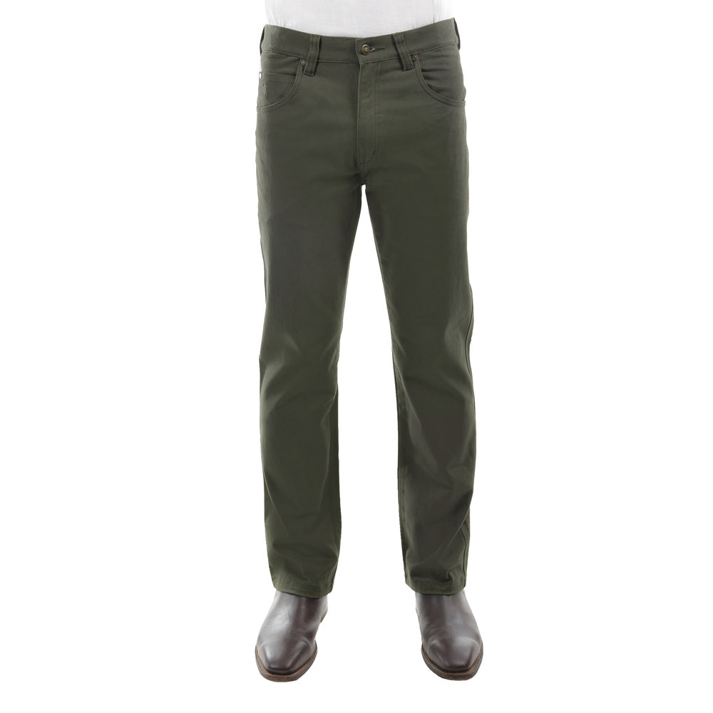 Thomas Cook Mens Stretch Regular Fit Straight Moleskin Jeans (32 Leg)