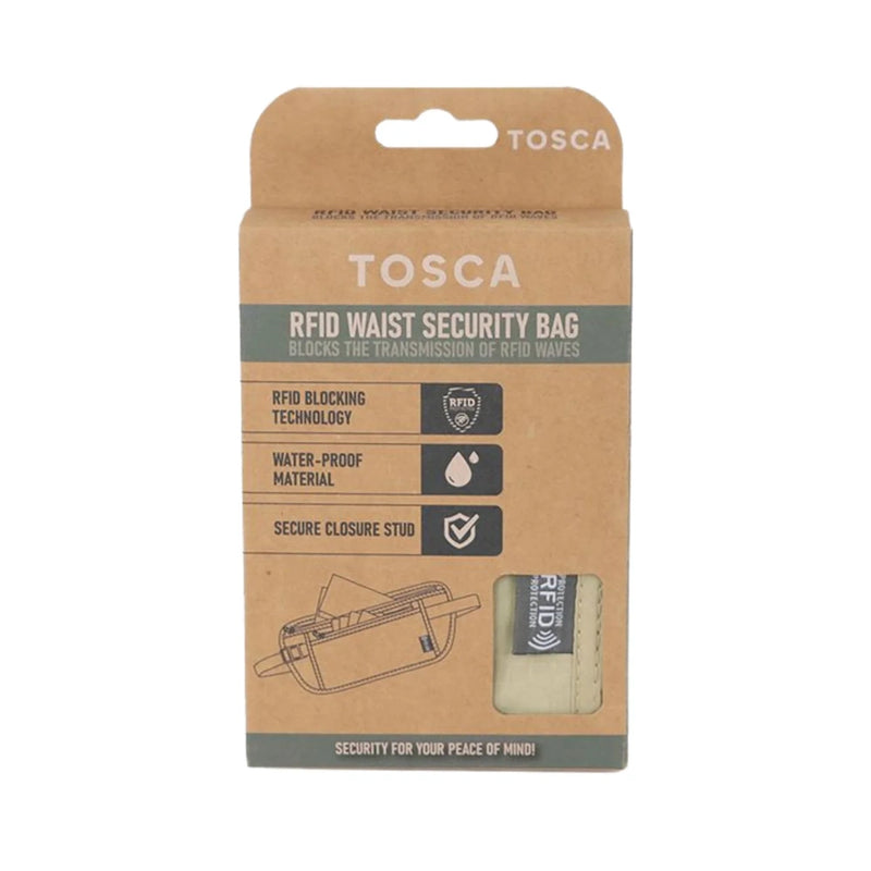 Tosca RFID Waist Security Bag