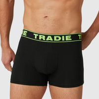 Tradie Mens 3 Pack Bamboo Fitted Trunks