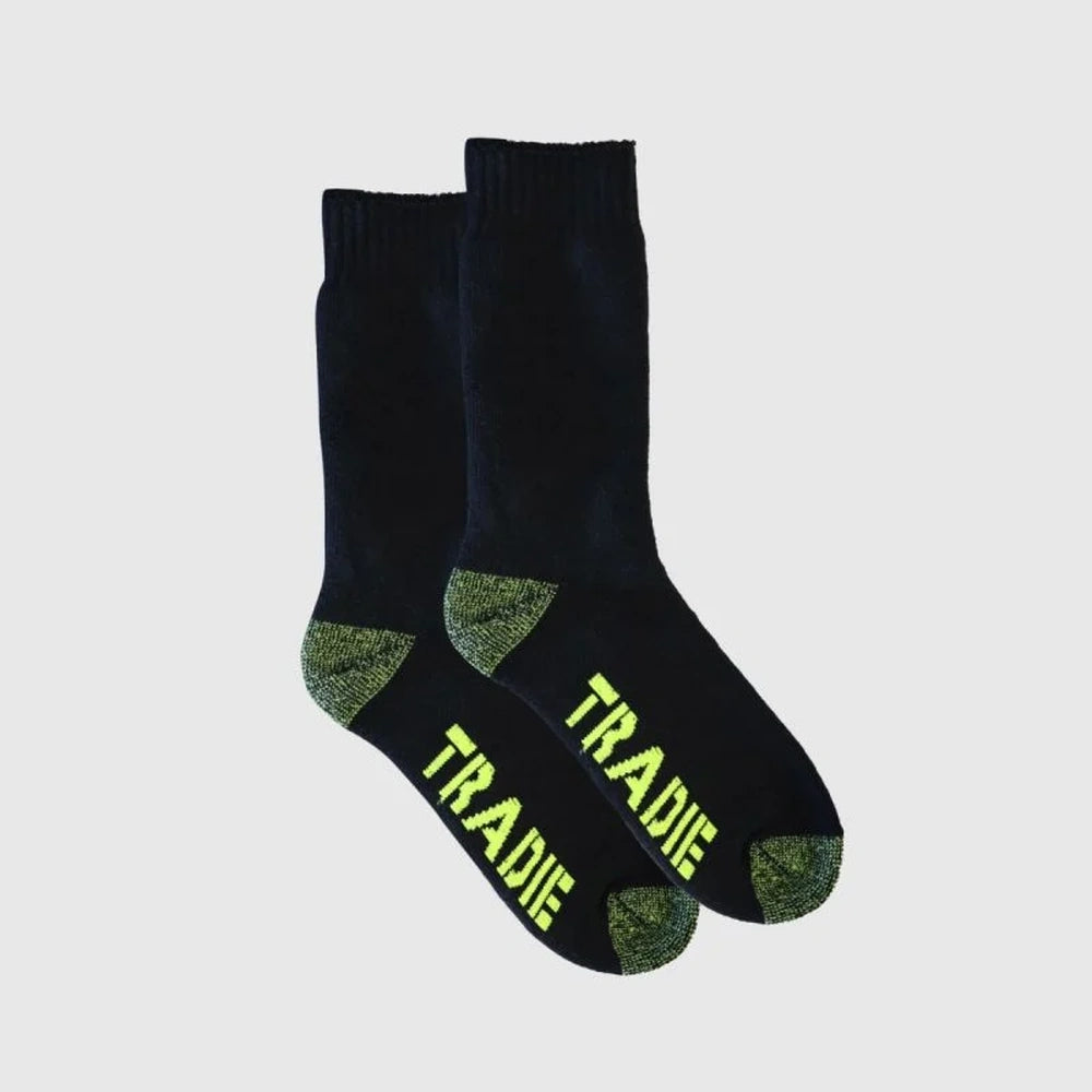 Tradie Mens 3 Pack Cotton Blend Socks