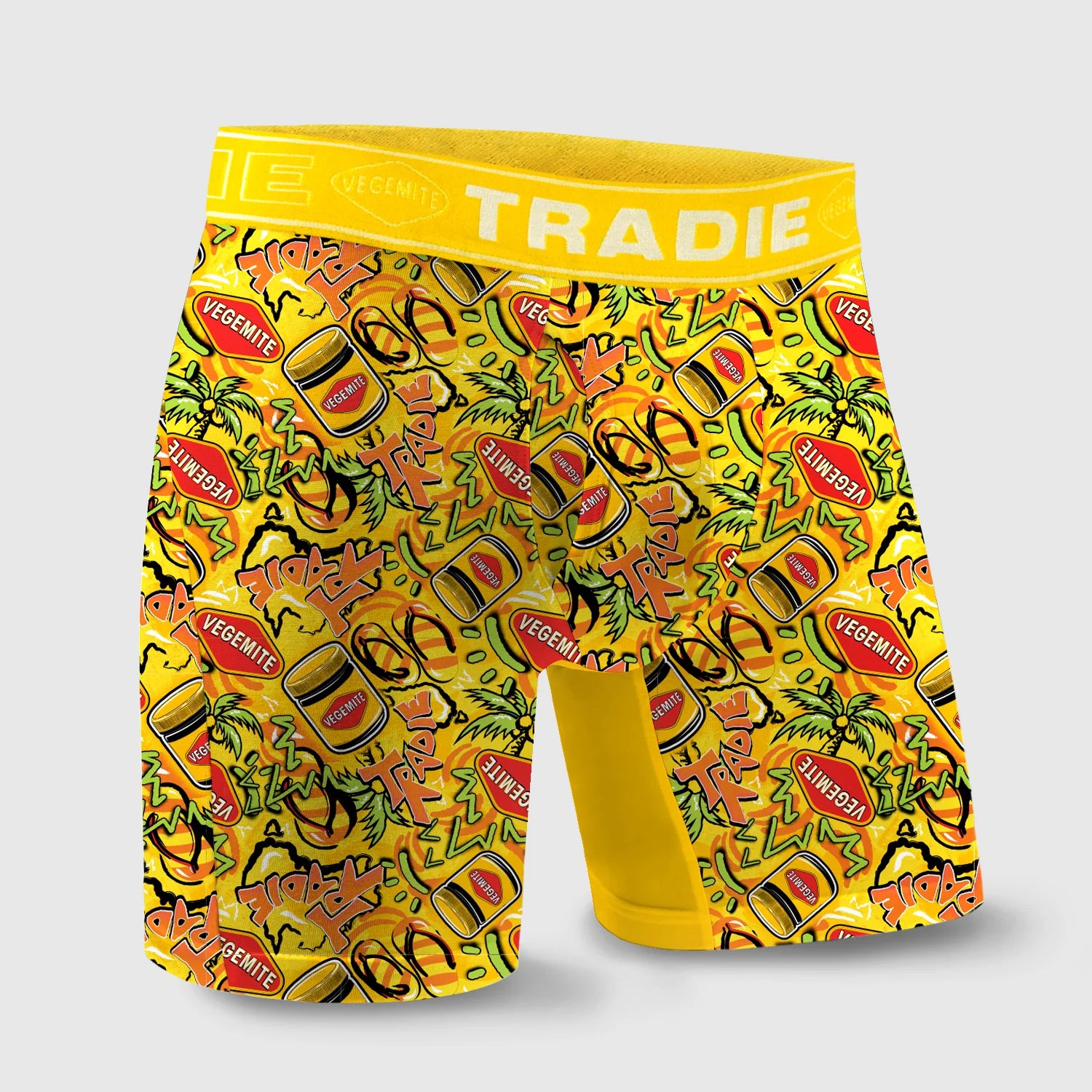 Tradie Mens No Chafe Long Leg Bamboo Trunk