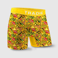 Tradie Mens Bamboo No Chafe Mid Leg Trunk