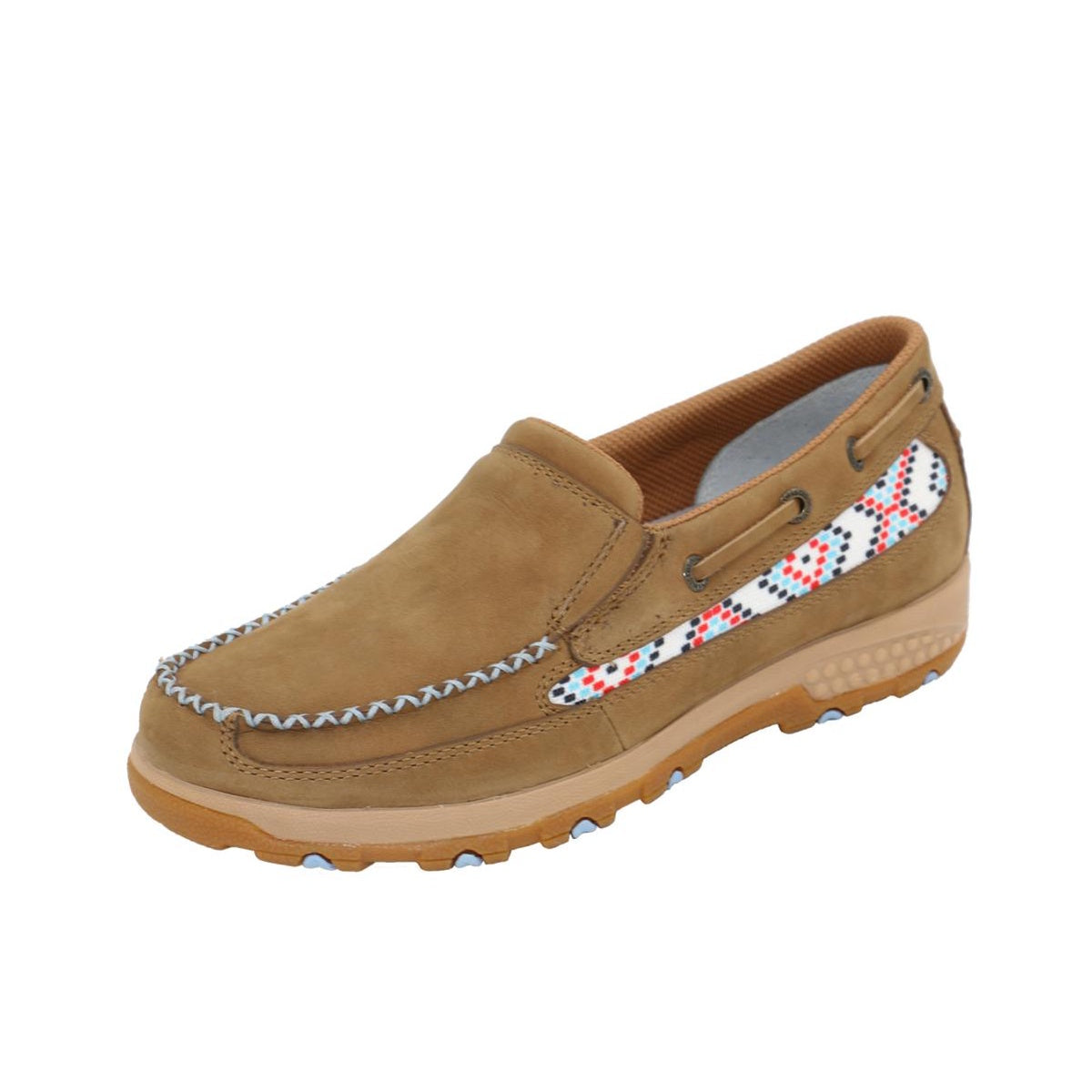 Twisted X Womens Aztec CellStretch Slip On Mocs