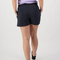 Back view of Swanndri Womens Bealey Shorts in Navy