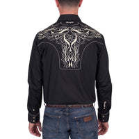 Wrangler® Mens Carlos Embroided Long Sleeve Shirt