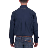 Wrangler® Mens Brad Logo Button Down Long Sleeve Shirt