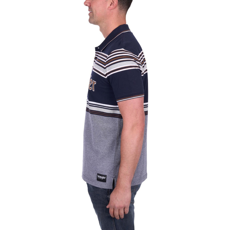 Wrangler® Mens Victor Short Sleeve Polo
