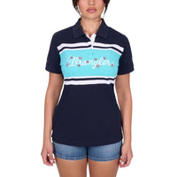 Wrangler® Womens Mistie Short Sleeve Polo