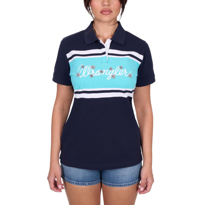 Wrangler® Womens Mistie Short Sleeve Polo