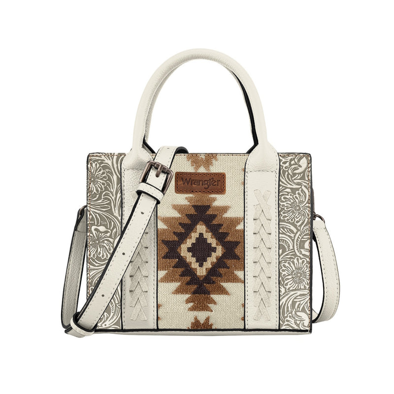 Wrangler® Aztec Tooled Crossbody Bag