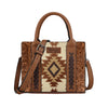 Wrangler® Aztec Tooled Crossbody Bag