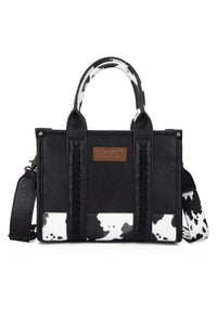 Wrangler® Cow Print Crossbody Bag