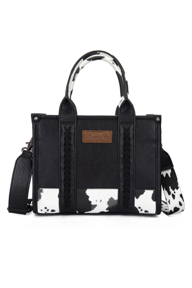 Wrangler® Cow Print Crossbody Bag