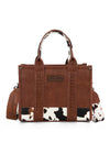Wrangler® Cow Print Crossbody Bag
