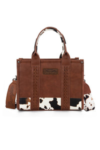 Wrangler® Cow Print Crossbody Bag