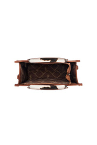 Wrangler® Cow Print Crossbody Bag