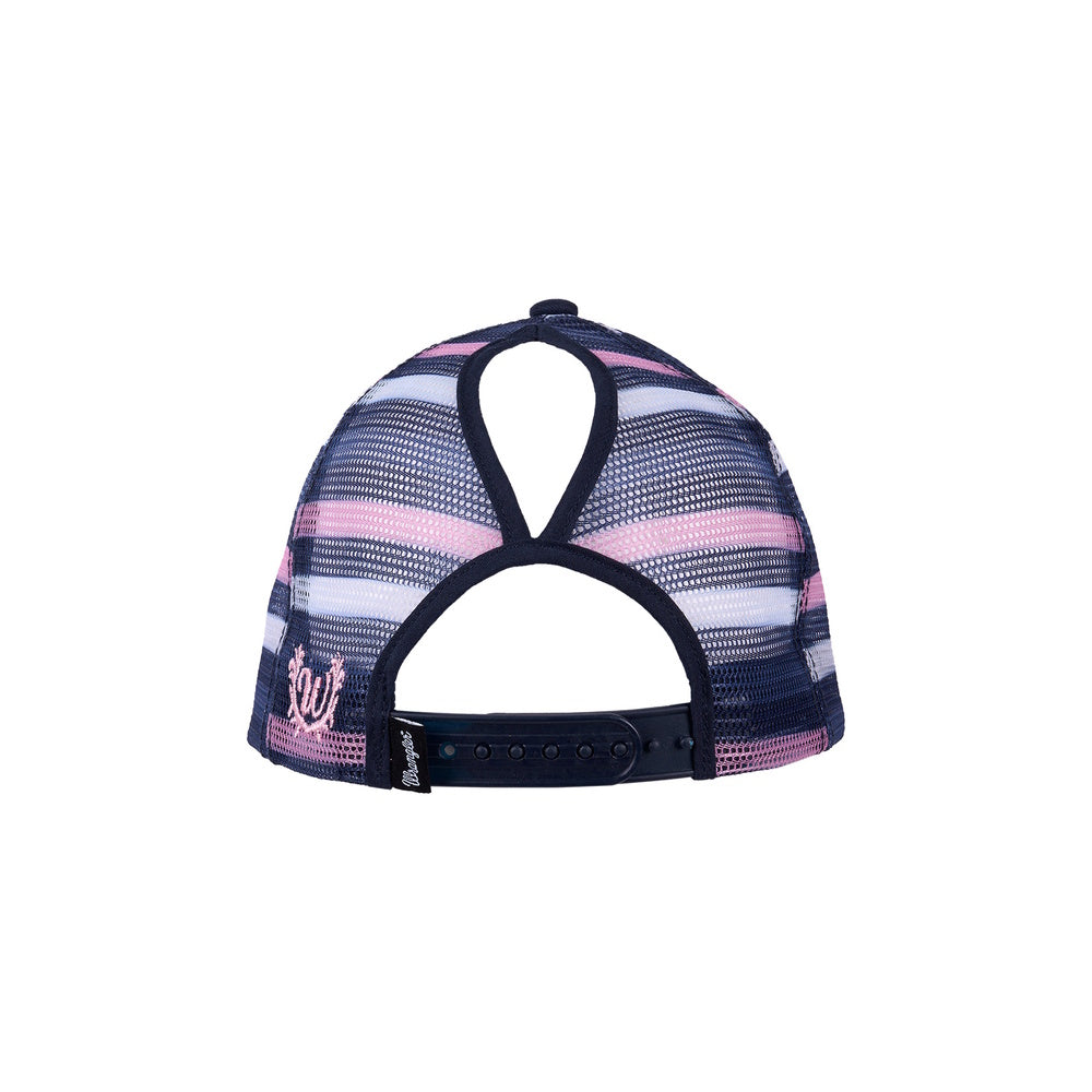 Wrangler® Elise High Profile Ponytail Trucker Cap