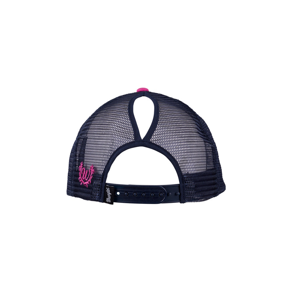 Wrangler® Perry High Profile Ponytail Trucker Cap