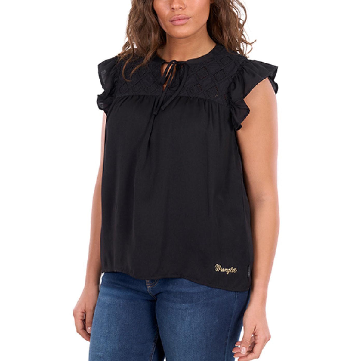 Wrangler® Womens Stella Sleeveless Blouse