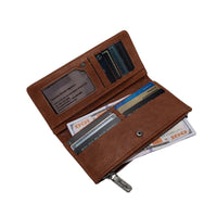 Wrangler® Cow Print Slim Wallet