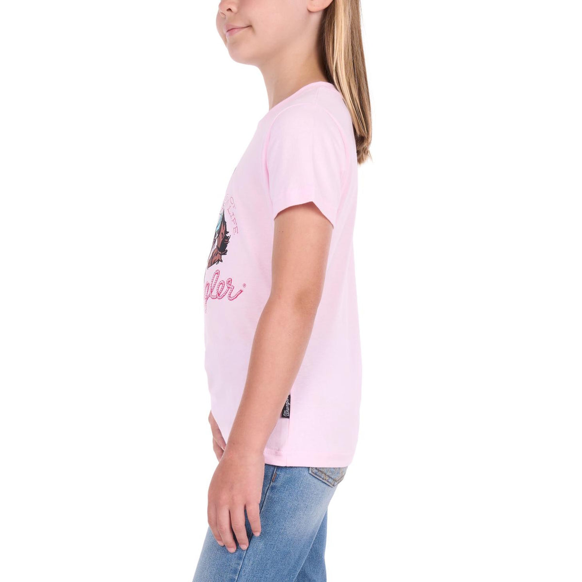 Wrangler® Girls Jenna Short Sleeve Tee