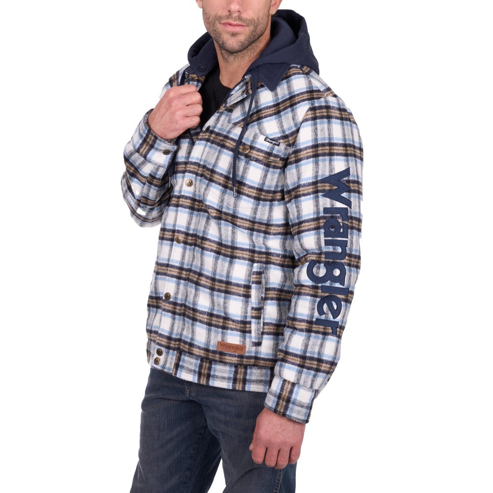 Wrangler® Mens Mitchell Logo Shirt Jacket