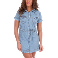 Wrangler® Womens Marla Short Sleeve Denim Dress