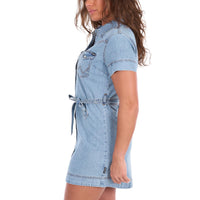 Wrangler® Womens Marla Short Sleeve Denim Dress