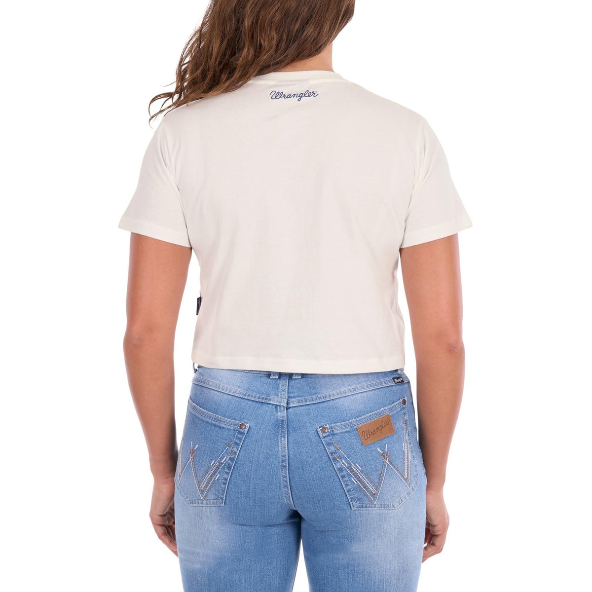 Wrangler® Womens Cindy Crop Short Sleeve Tee