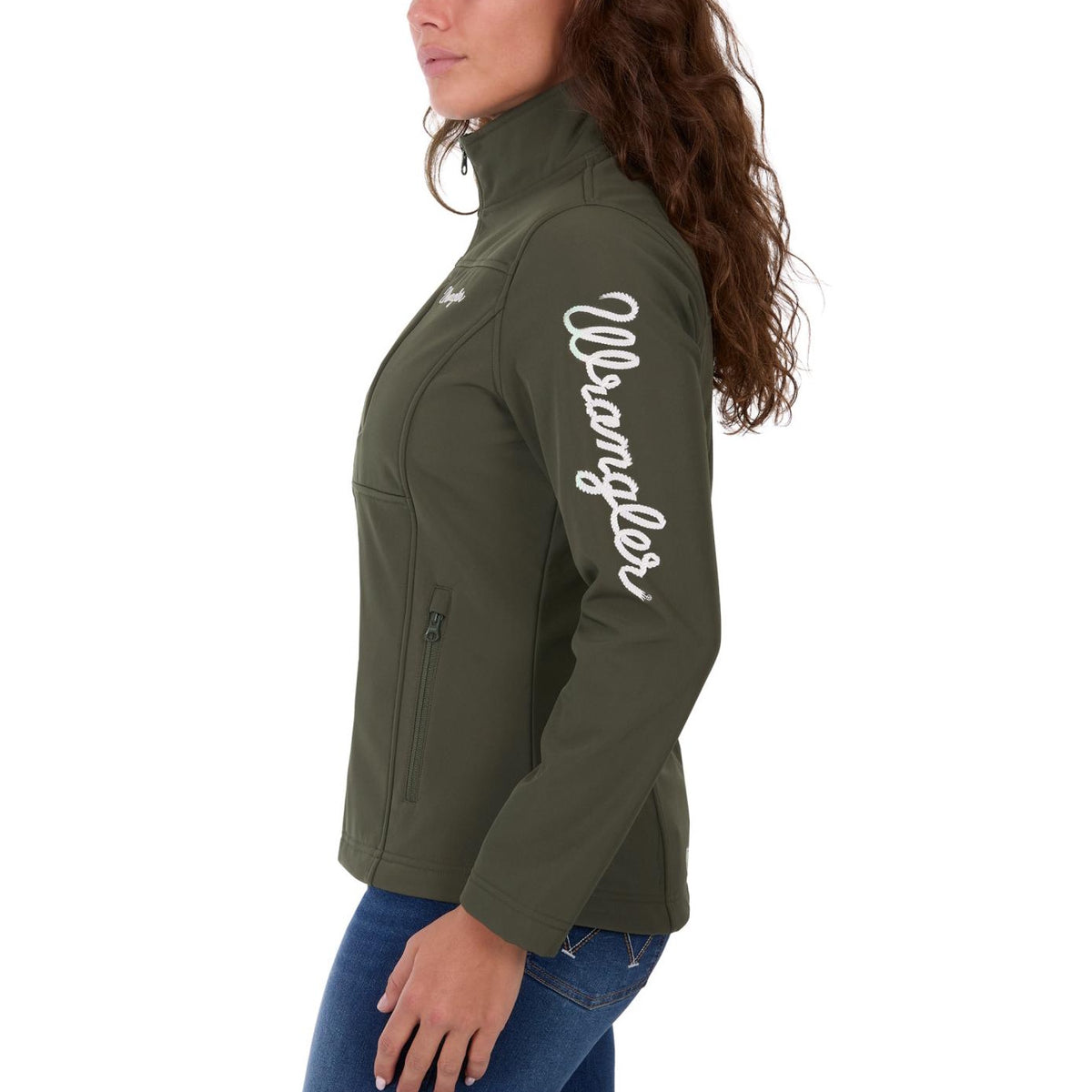 Wrangler® Womens Logo Softshell Jacket