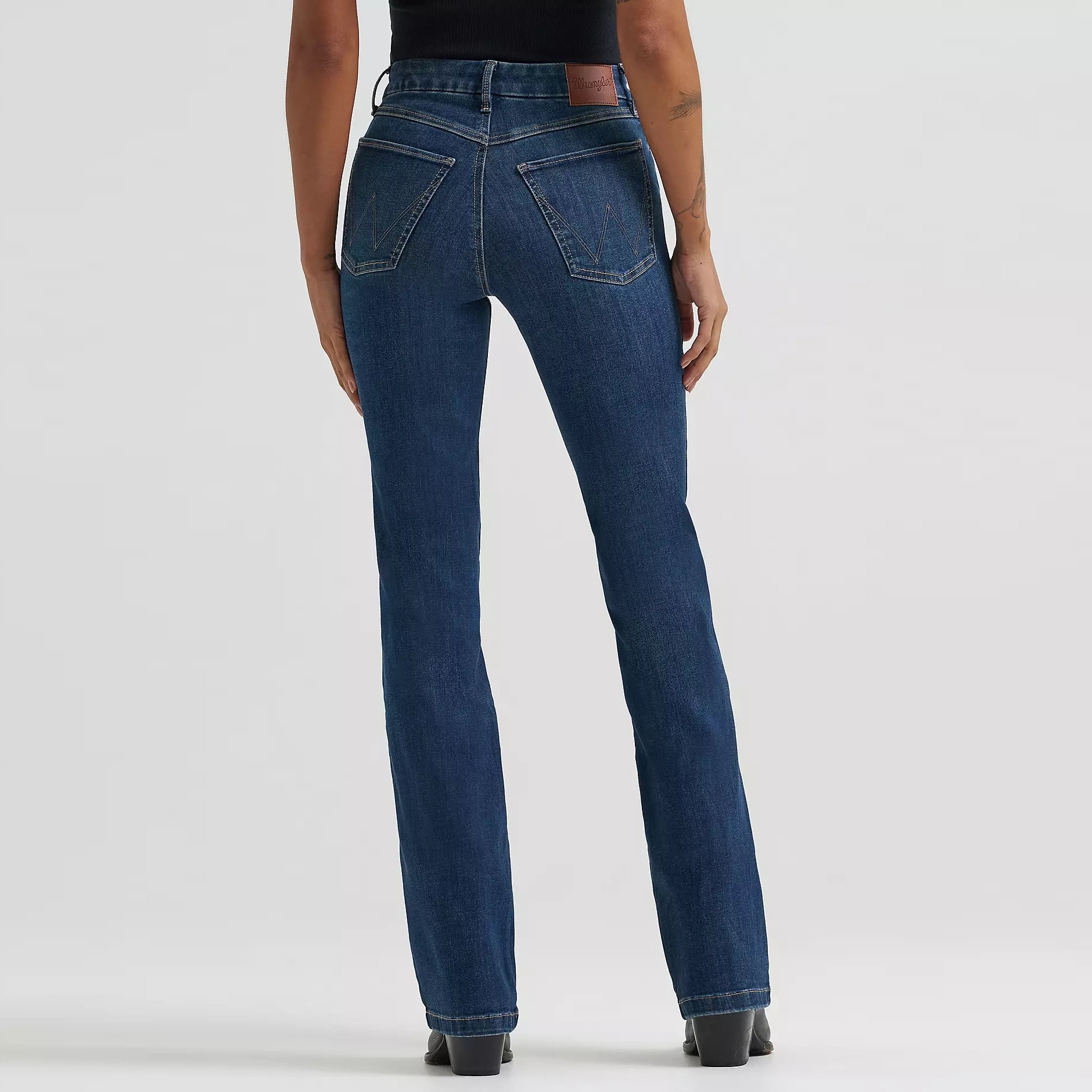 Wrangler® Womens High Rise Boot Cut Jeans